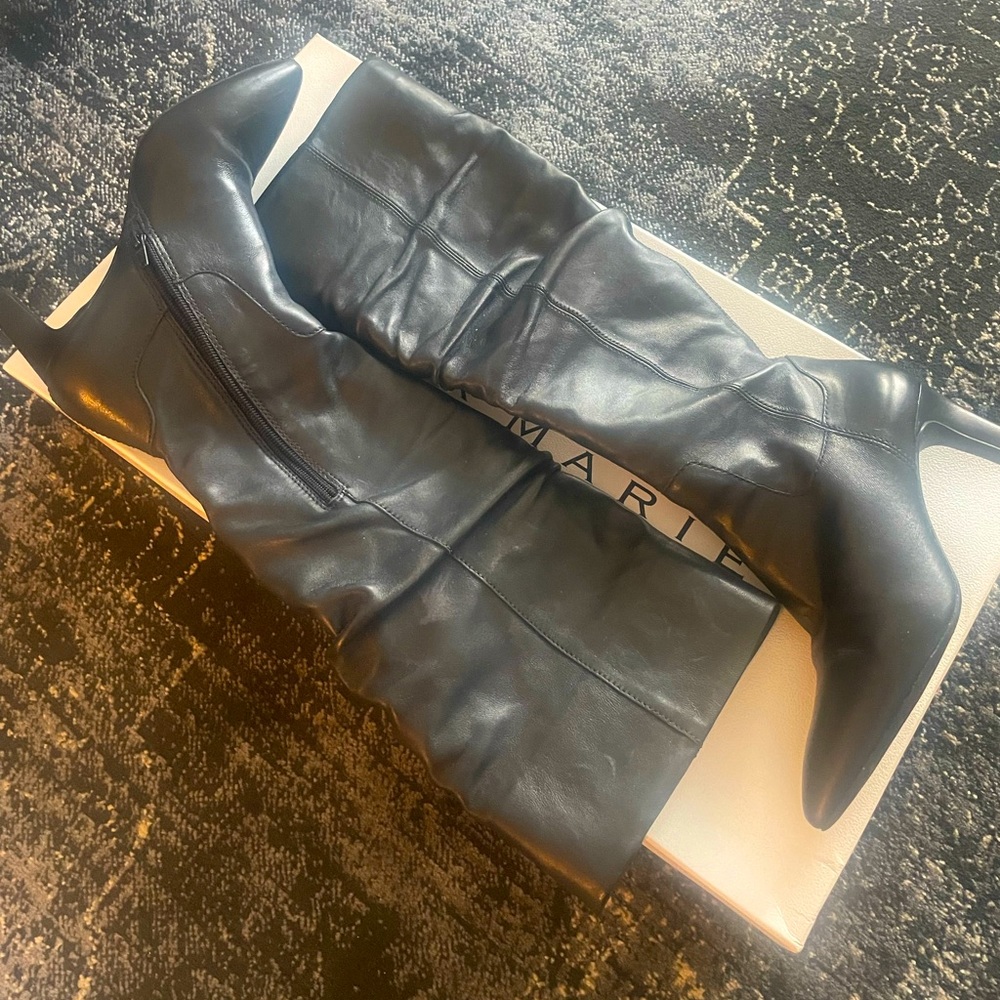Alex Marie, Black heeled boot, size 7